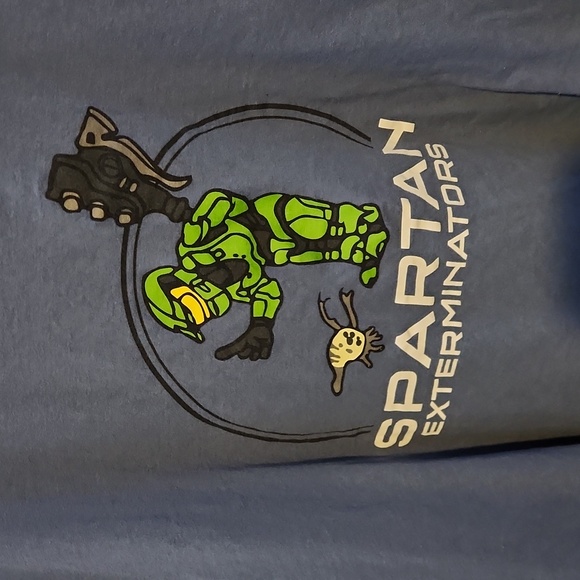 Loot Crate Loot Gaming Halo Spartan Exterminators t-shirt, blue, 3XL - Picture 2 of 4